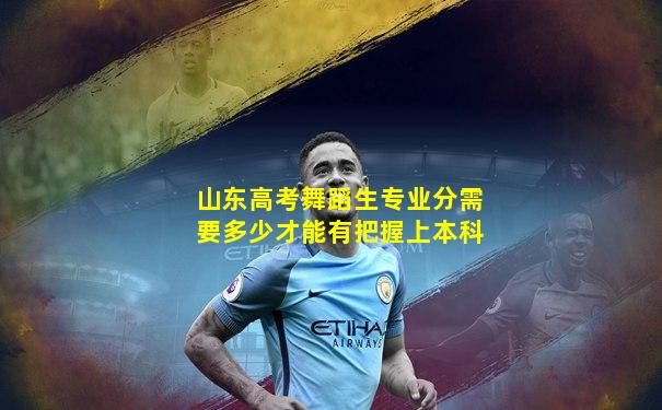 山东高考舞蹈生专业分需要多少才能有把握上本科