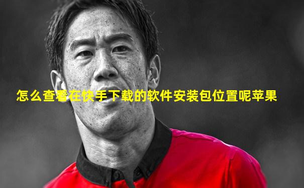 怎么查看在快手下载的软件安装包位置呢苹果