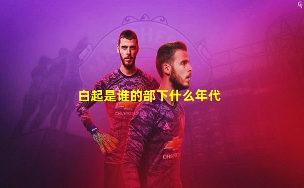 白起是谁的部下什么年代