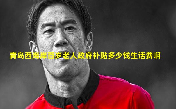 青岛西海岸百岁老人政府补贴多少钱生活费啊