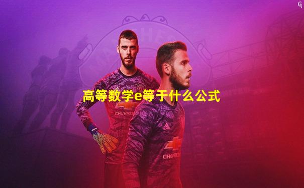 高等数学e等于什么公式